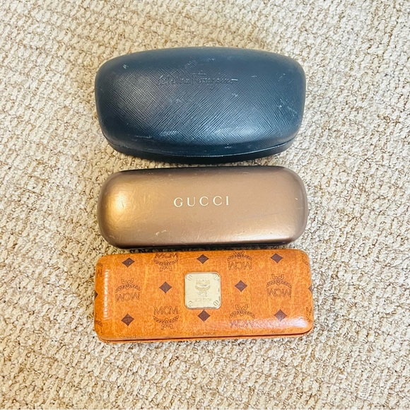 Bundle of 3 Designer Sunglass Cases - Gucci, MCM & Salvatore Ferragamo - Picture 3 of 13